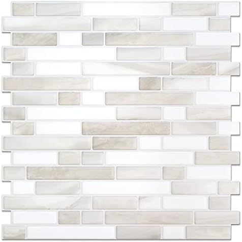STICKGOO Peel and Stick Wall Tile Self-Adhesive Backsplash Thicker Design by STICKGOO