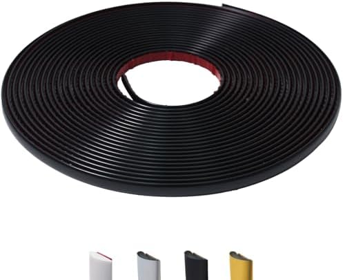 52.5Ft Peel and Stick Wall Molding Trim Matte Black by JSIWOTH