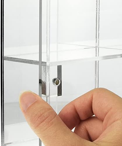 Ikee Design Acrylic Mirrored Back 12 Compartment Organizer Display Case - Image 6