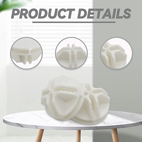 Bonsicoky 32 Pcs White Plastic Connector for Wire Grid Cube - Image 3