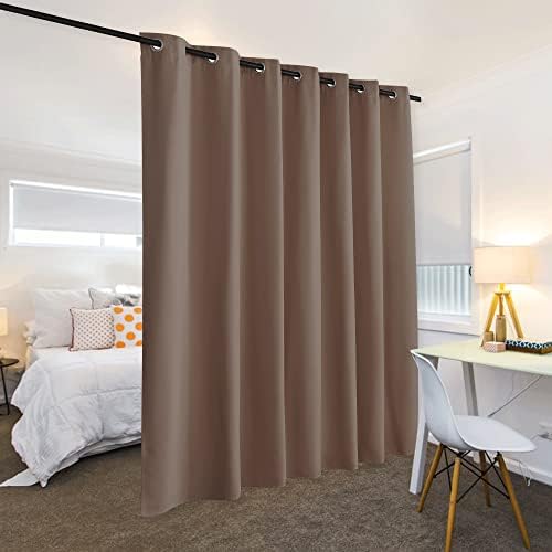 RYB HOME Blackout Curtains Room Divider for Patio Sliding Glass Door Dorm - Image 3