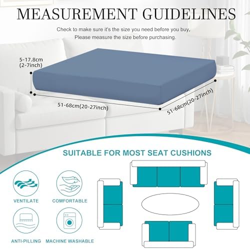 14 Pcs Outdoor Cushion Covers, Patio Sofa Cushion Covers Replacement - Image 2