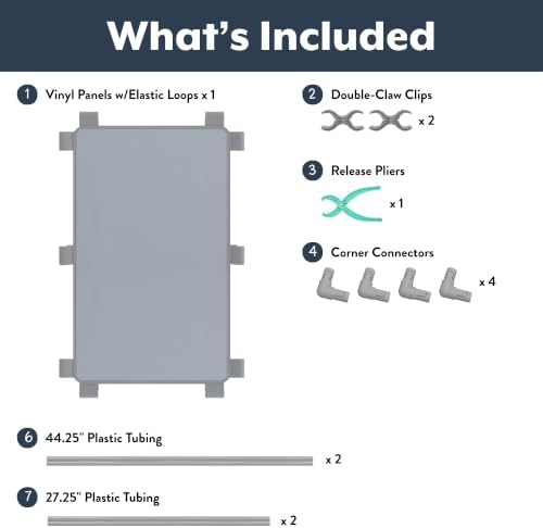 Children's Factory Room Divider 47.5" x 30.5", Fog Blue, Rectangle - Image 3