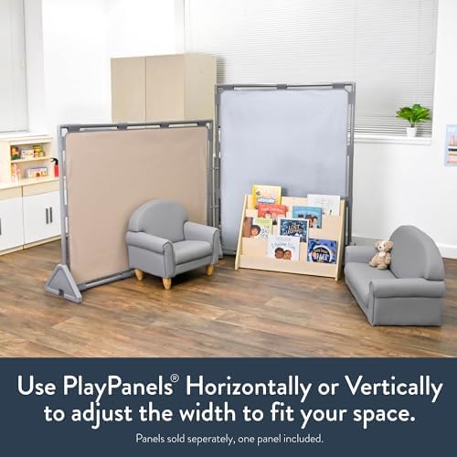 Children's Factory PlayPanel Room Divider 59.5" x 47.5", Fog Blue - Image 2