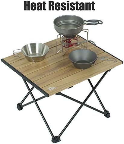 iClimb Ultralight Compact Camping Folding Table (Green - L) - Image 6