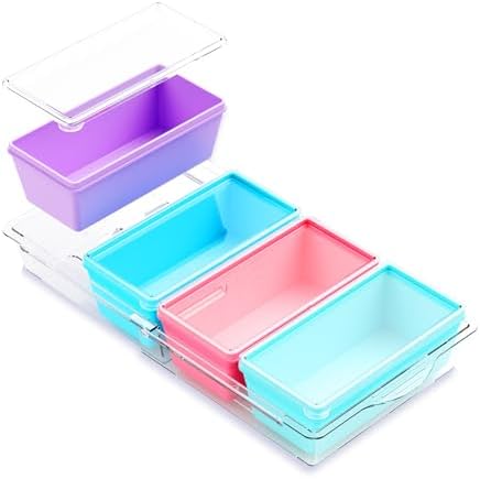 Gemice 2-Cup Silicone Freezer Molds with Lids, Individual 4-Pack by GemiceBeautyTools