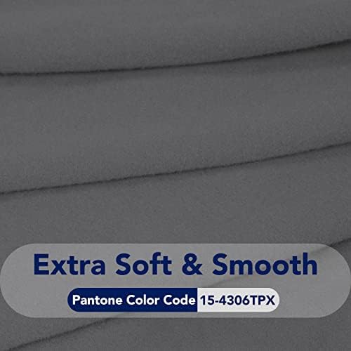 PureFit Super Stretch Chair Covers Fleece Couch Covers for Sofa Gray - Image 5