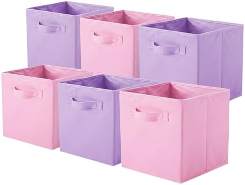 ShellKingdom Storage Bins, Foldable Fabric Storage Cubes And Cloth Storage by ShellKingdom