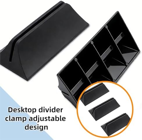 Desktop Divider Clamp, 3Pcs, Adjustable Privacy Panel Clip - Image 4