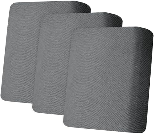 XINEAGE 3 Piece XL Stretch Couch Cushion Covers Individual Sofa Slipcovers by XINEAGE