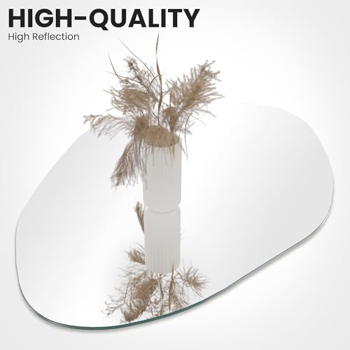 TRAHOME 36'' x 24'' Irregular Asymmetrical Wall Mirror - Image 3