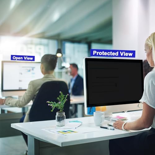 Hanging Computer Privacy Screen Protector for 23, 23.6, 23.8, 24 Inches for 16:9 Widescreen Monitor, Blue Light Blocking Screen Protector Computer Privacy Screen Filter Panel for Desktop Computer - Image 5