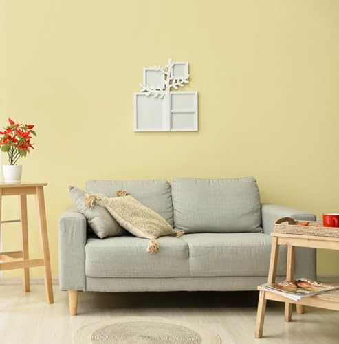 15.7"x394" Yellow Wallpaper Solid Color Yellow Contact Paper Removable Wallpaper Peel and Stick Renter Friendly Wallpaper for Bedroom Bathroom Wallpaper Self Adhesive Shelf Liner Matte - Image 6