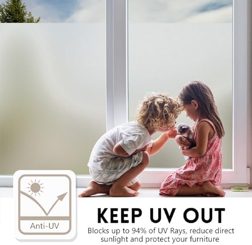 KESPEN Frosted Window Privacy Film for Glass Static Cling, 35.4In X 6.5Ft - Image 3