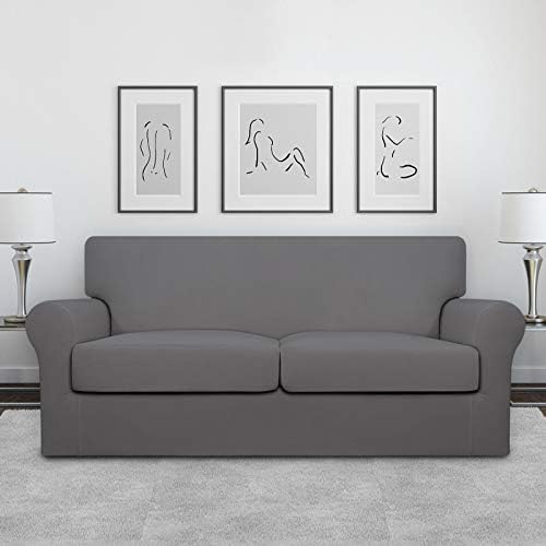 Easy-Going Stretch Oversized Loveseat Couch Cover for 2 Cushion Washable - Image 2