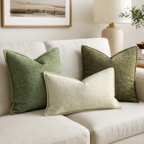 MIULEE Decorative Lumbar Throw Pillow Covers 12x20 Inch Cream White 2 Pack - Image 5