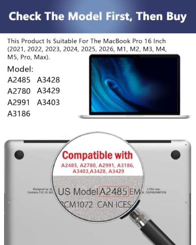 Magnetic Privacy Screen Protector for MacBook Pro 16'' (2021-2026,M1-M5) - Image 2