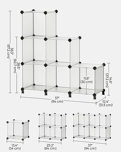 SONGMICS 6 Cube Storage Organizer, DIY Closet Shelf - Image 3