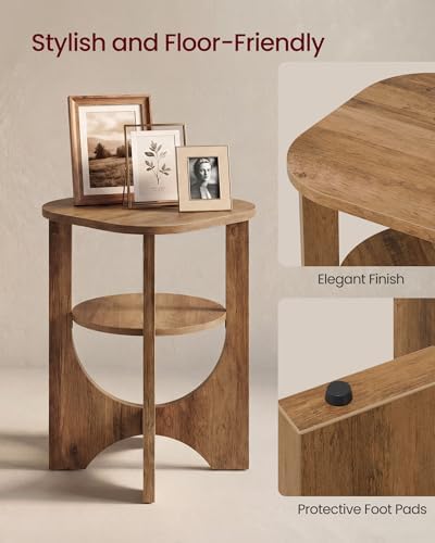 VASAGLE Side Table, 2 Tier Small Accent End Table, Nightstand - Image 6
