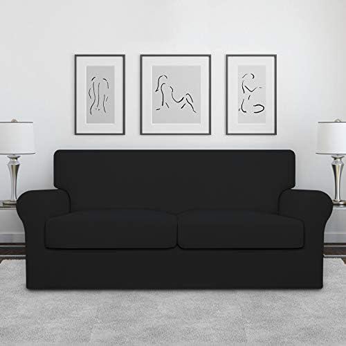 Easy-Going Stretch Oversized Loveseat Couch Cover for 2 Cushion Washable - Image 2