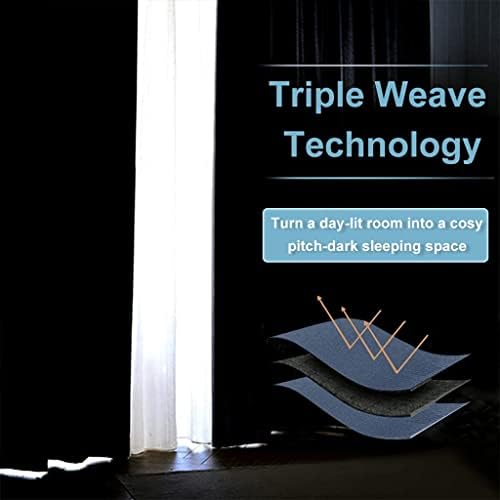 RYB HOME Room Divider Curtains Blackout Window Curtain for Bedroom - Image 5