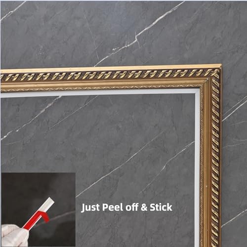 Trimold Matte White Molding Trim Peel and Stick, Flexible Mirror Border Design, Wall Ceiling Floor Cabinet Tile Edge Moulding, 5m x 2cm - Image 3