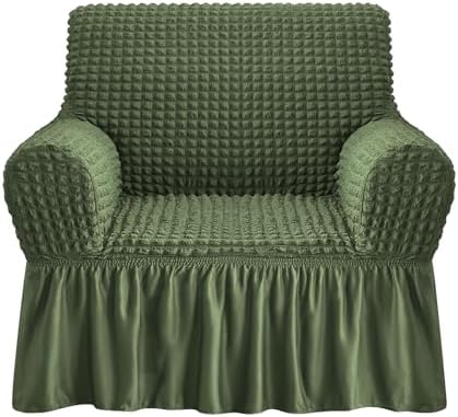 NICEEC Arm Chair Covers Armchair Covers Universal Slipcovers with Skirt by NICEEC