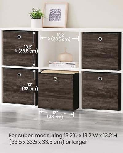 SONGMICS Storage Cubes, Set of 6, 13-Inch Foldable Closet Organizers - Image 7