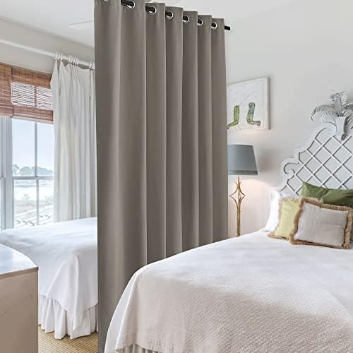 RYB HOME Privacy Room Divider Curtains for Office Bedroom Separation - Image 4