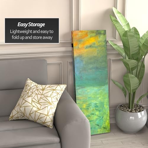 Red Lantern Double Sided Works of Monet Canvas Folding Screen - Impression Sunrise/Houses of Parliament, 4 ft Short - 3 Panel - Image 3