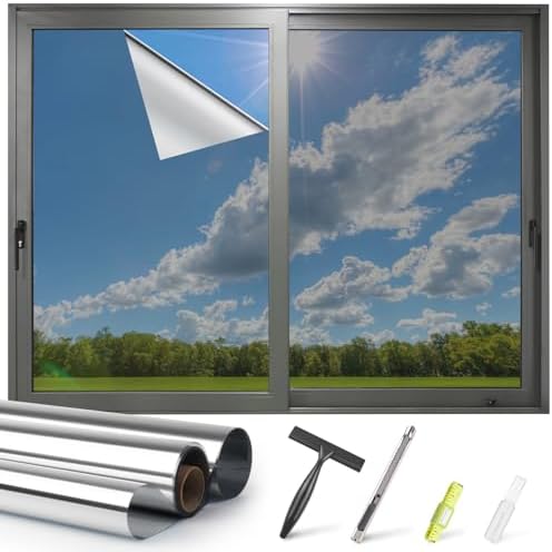 Kromapolis One Way Window Privacy Film Sun UV Blocking, 45.2″ x 393.7″ by Kromapolis