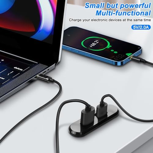 XMSJSIY USB USB C Desk Power Grommet Outlet 5V/2A USB/Type-C Embedded - Image 6