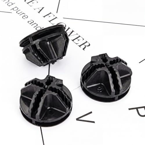 Jovitec 32 Pieces ABS Cube Connectors for Wire Storage Organizer, Black - Image 5