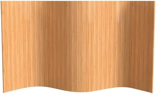 Red Lantern 4 ft. Short Bamboo Wave Screen - Honey by RedLantern