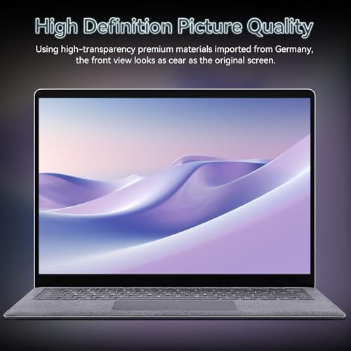 360° Magnetic Privacy Screen for 15 Inch Surface Laptop 6/5/4/3/2/1, 4 Way Privacy Removable Anti Glare Blue Light Filter Shield Film Anti Spy Black Laptop Protector Security Private - Image 6