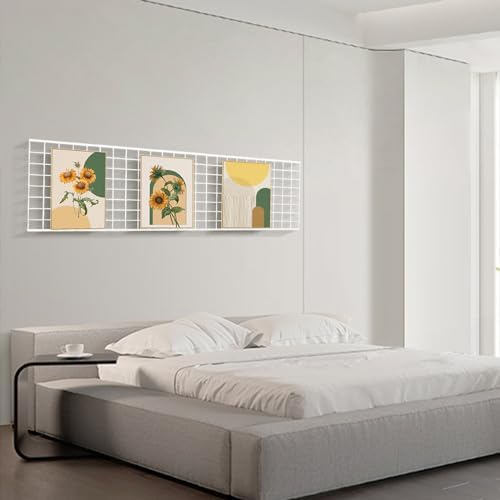 Grid Wall Commercial Grade Gridwall Panels – Heavy Duty Grid Panel for Any Retail Display Wall Grid 2' Width x 6' Height, White Finished (Pack of 4) - Image 2