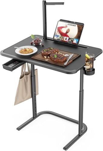 SAIJI XXL Extra Large Sturdy TV Tray Table, Laptop Desk for Couch by SAIJI