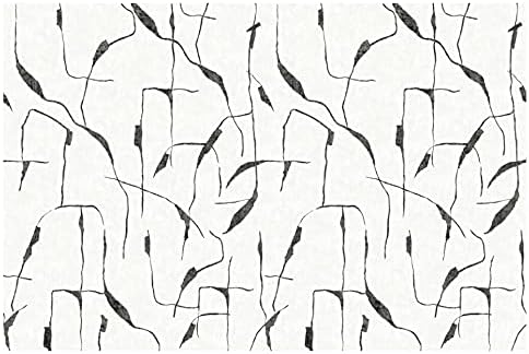 RoomMates RMK12210M Nikki Chu Off White and Charcoal Black Ivory Coast Peel and Stick Wall Mural - Image 3