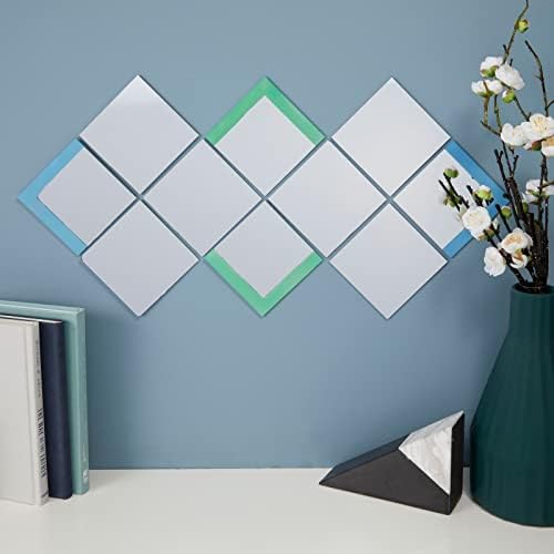 Bright Creations Square Mirror Tiles - 4 in, Silver, Pack of 50 - for Crafts & Table Centerpieces - Mirror Mosaic Tiles - Image 6