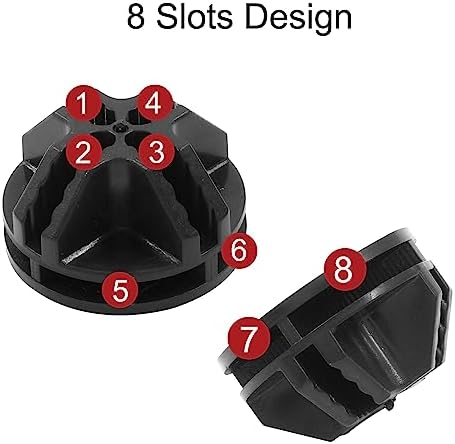 40 Pcs Wire Cube Connectors for Modular Storage Shelving (Black) - Image 3