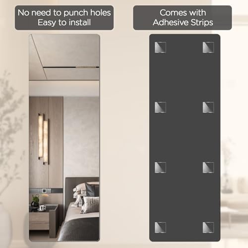 iCAGY Acrylic Full Body Self-Adhesive Shatterproof Mirror - Image 2
