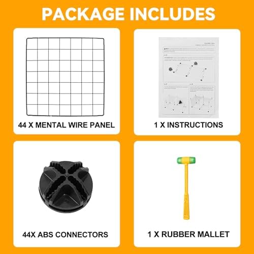HUBSON Wire Cube Storage Organizer, Book/Toy/Craft/Potted Plants and petCloset Organizers and Storage Shelves, 12-Cube Freely Combinable Metal Grids Storage Shelf,Black Iron - Image 5