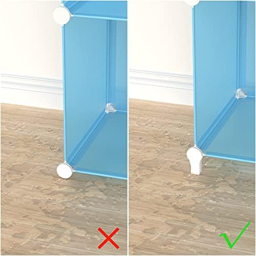 HOMIDEC Closet Organizers and Storage, 9 Cube Storage Organizer, Blue - Image 7