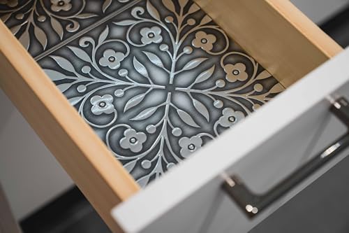 Main Street Peel and Stick Wallpaper Tiles Brushed Nickel & Silver - Image 5