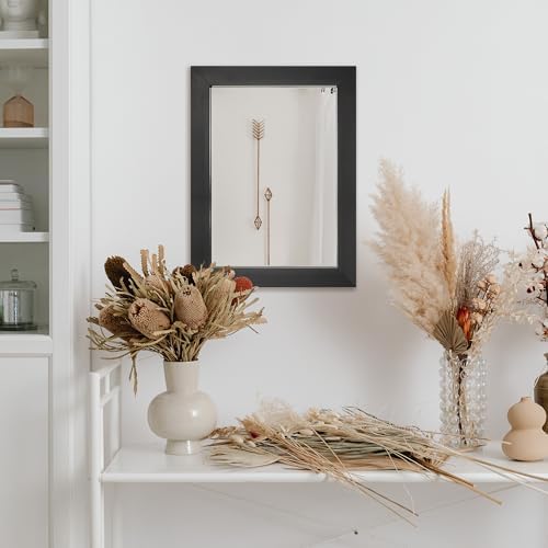 Ruomeng Wall Mirror Rectangle Decorative Mirror 12x16 Inch, Black - Image 4