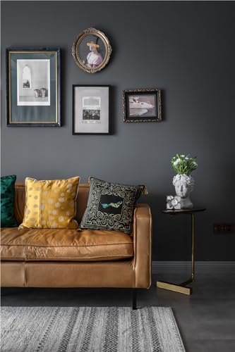 15.7"x394" Dark Grey Peel and Stick Wallpaper - Matte Grey Contact Paper for Bedroom, Wallcovering, Countertops - Image 5