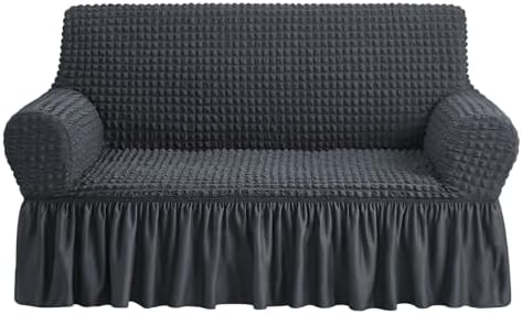 NICEEC Loveseat Covers Washable Love Seat Couch Covers Slipcover with Skirt by NICEEC
