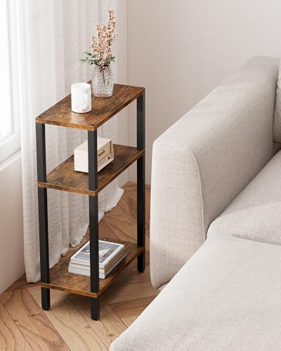 TUTOTAK Narrow Side Table, 3-Tier Small End Table for Couch - Image 4