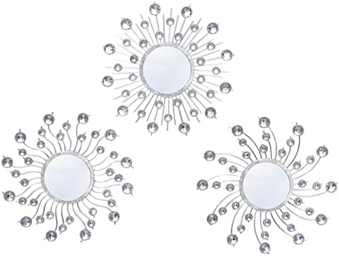 Mirror Wall Decor Metal Sun Mirror Home Decoration Wall Art by wotieuns