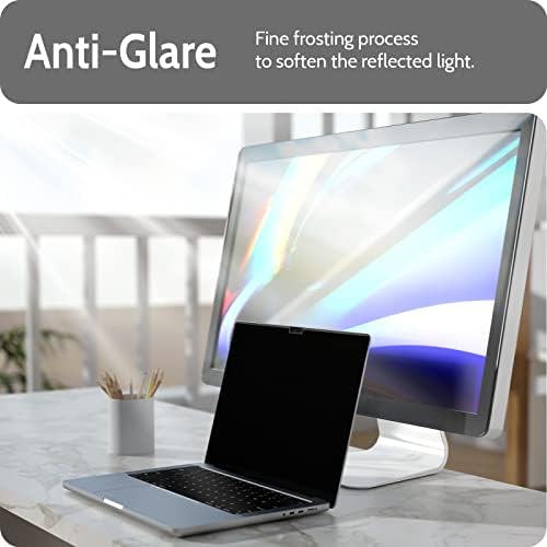 Peslv Magnetic Privacy Screen for MacBook Pro 14 Inch (2021-2026, M1, M2, M3, M4, M5), Removable Matte Blue Light Glare Filter for Mac Pro 14.2" Laptop Computer - Image 4